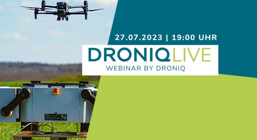 DRONIQlive | Webinar: BVLOS mit dem DJI Dock: Herausforderungen für die erste europäische Betriebsgenehmigung