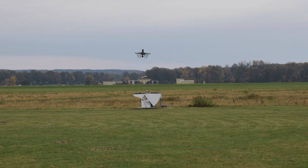 Live-Demo Nokia Drone Network am Flugplatz Kamenz