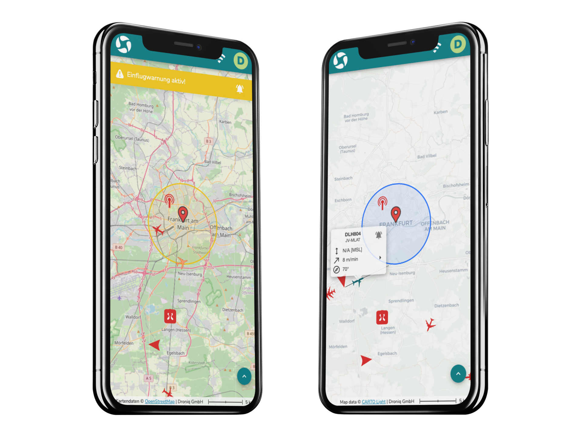 Safety through visibility: TraX 2.0 makes the airspace transparent - and your missions safer than ever before. Recognize risks early, react quickly and stay in full control even during complex missions. TraX 2.0 - because visibility is the first step to successful flying.
