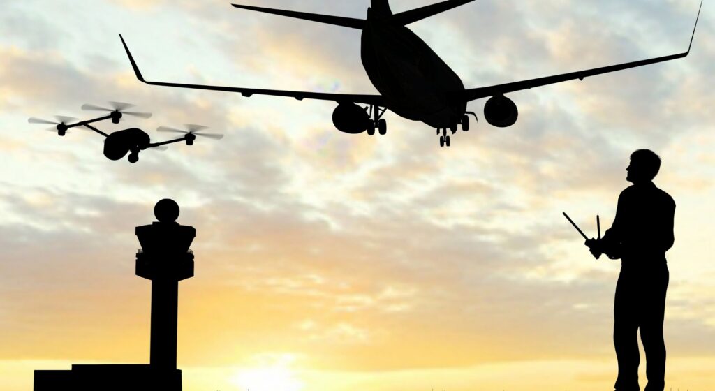 Drohnen am Flughafen Kleine Ursache, große Wirkung