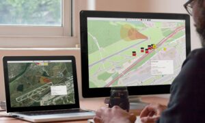 Führungsunterstützungssoftware CommandX jetzt mit Echtzeit-Luftlage