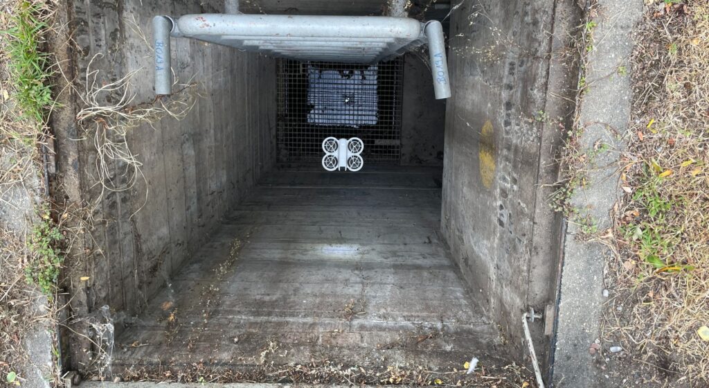 Schachtbefliegung per Drohne