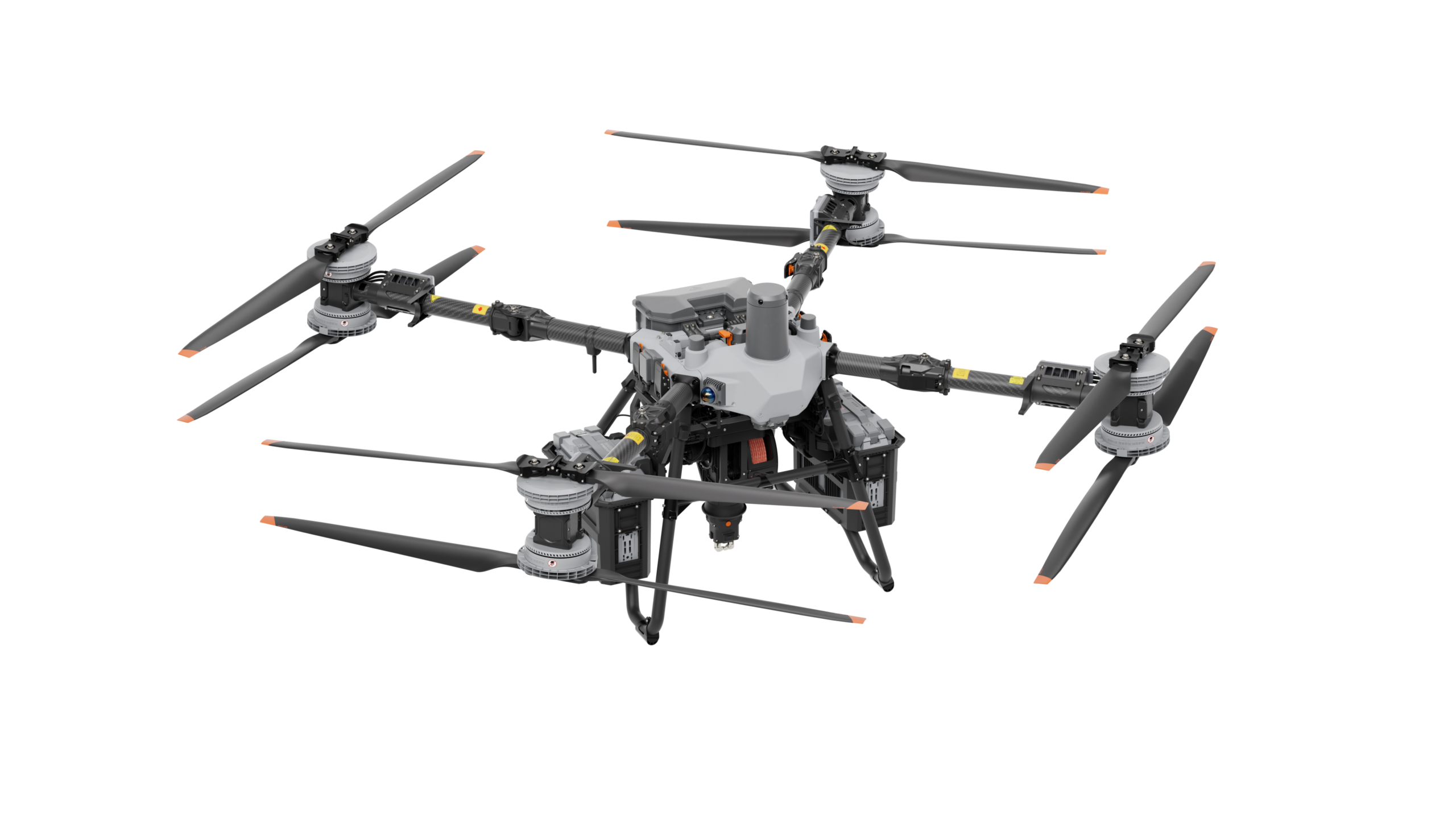 DJI FlyCart 100: Heavy-duty transport drone for loads up to 100 kg. Two load systems (winch/hoist), IP55, safety system &amp; DeliveryHub for professional air logistics.